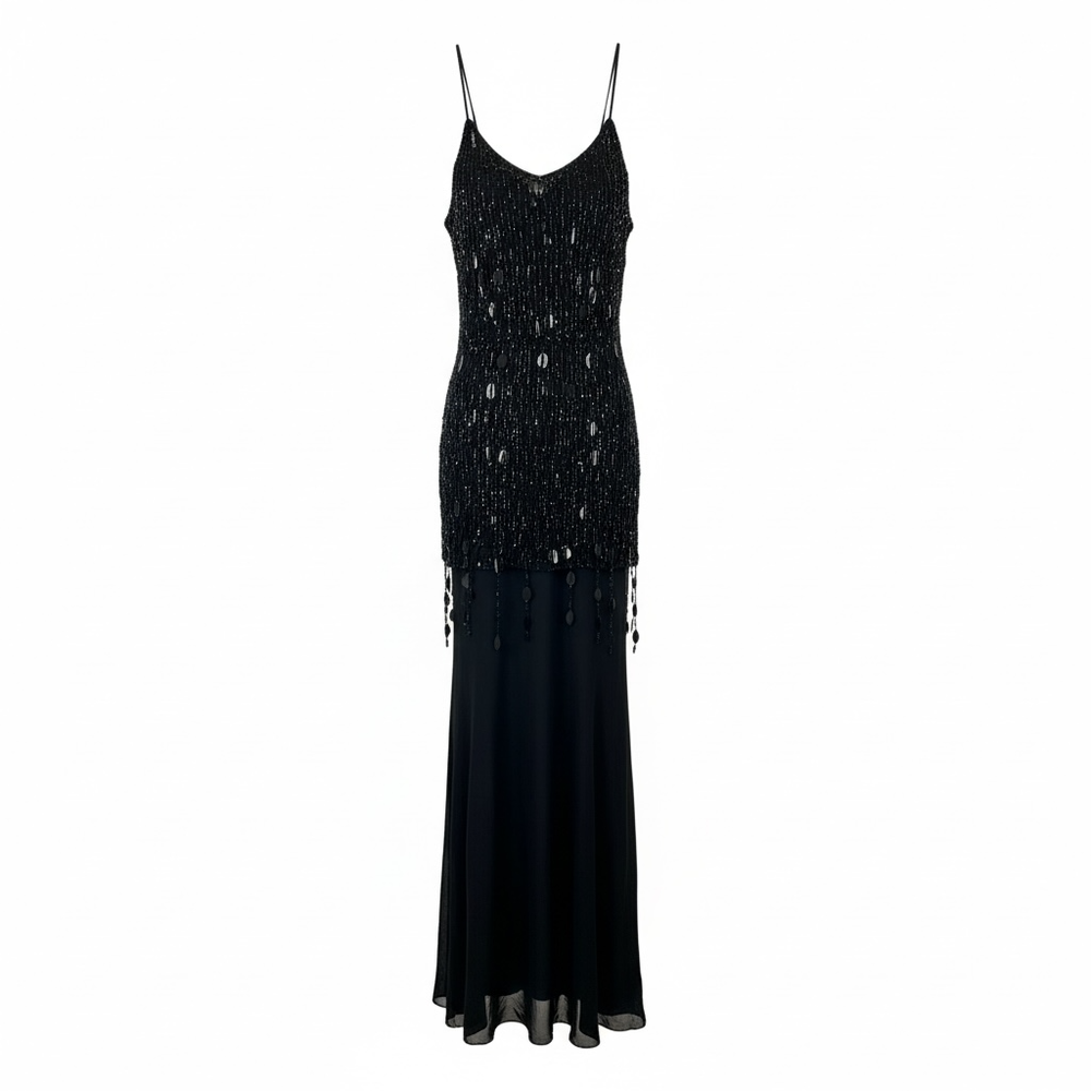 rat and boa sequin dress Gina | Gold Bias-Cut Slip Maxi Dress Boa Solar dress is meticulously adorned from neck to hemline with thousands of tiny sunburst Kiki Dress