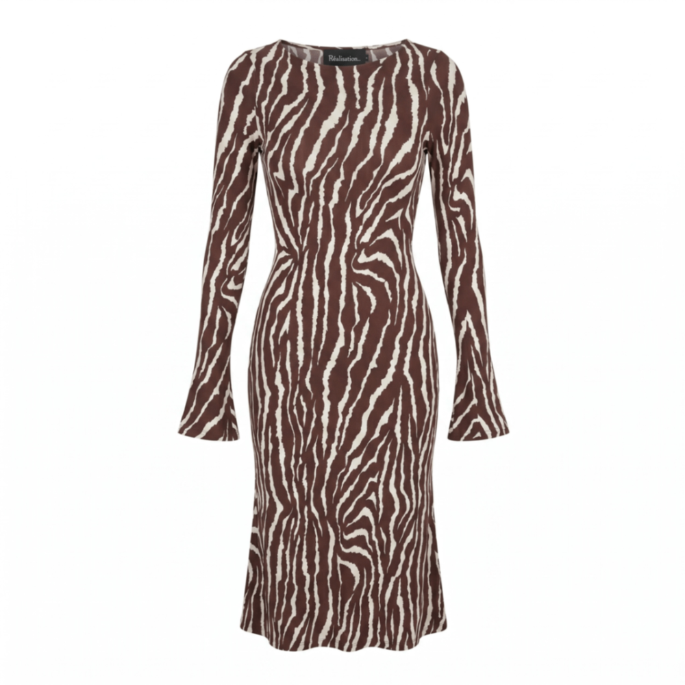realisation par brown zebra dress Réalisation The dress features a warehouse short dress Wine Bridesmaid Dresses | Band Size:38